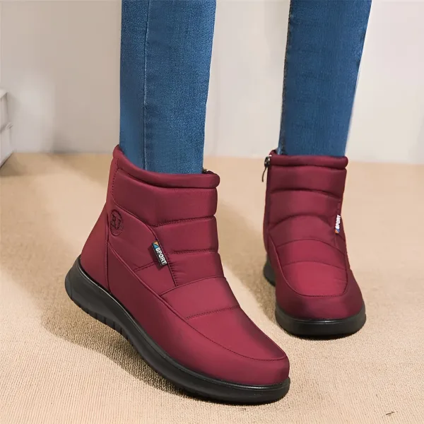 winter boots, waterproof boots, zip boots, ankle boots